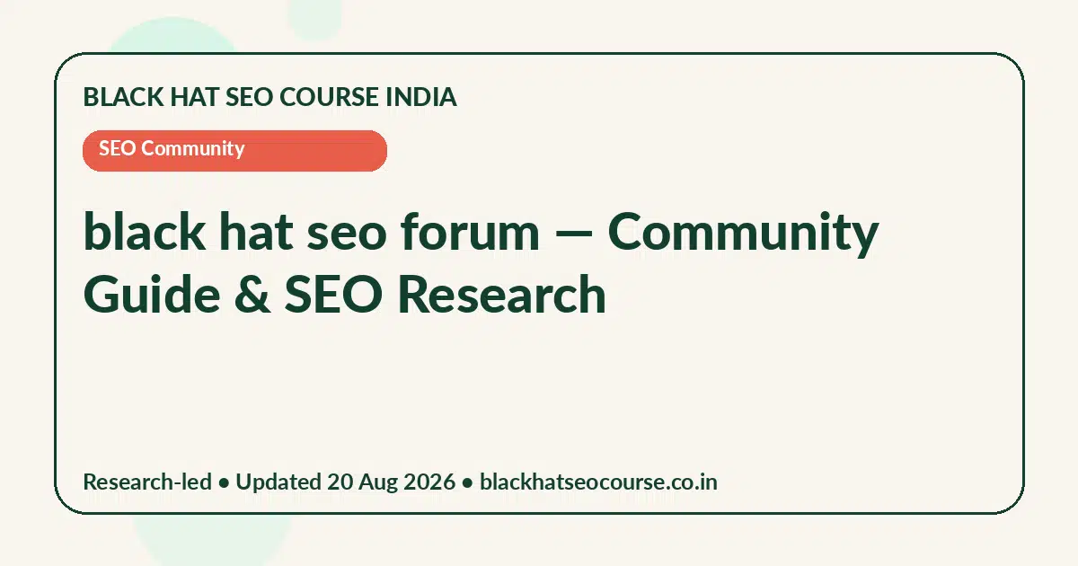 black hat seo forum black hat seo forum — SEO Community visual guide