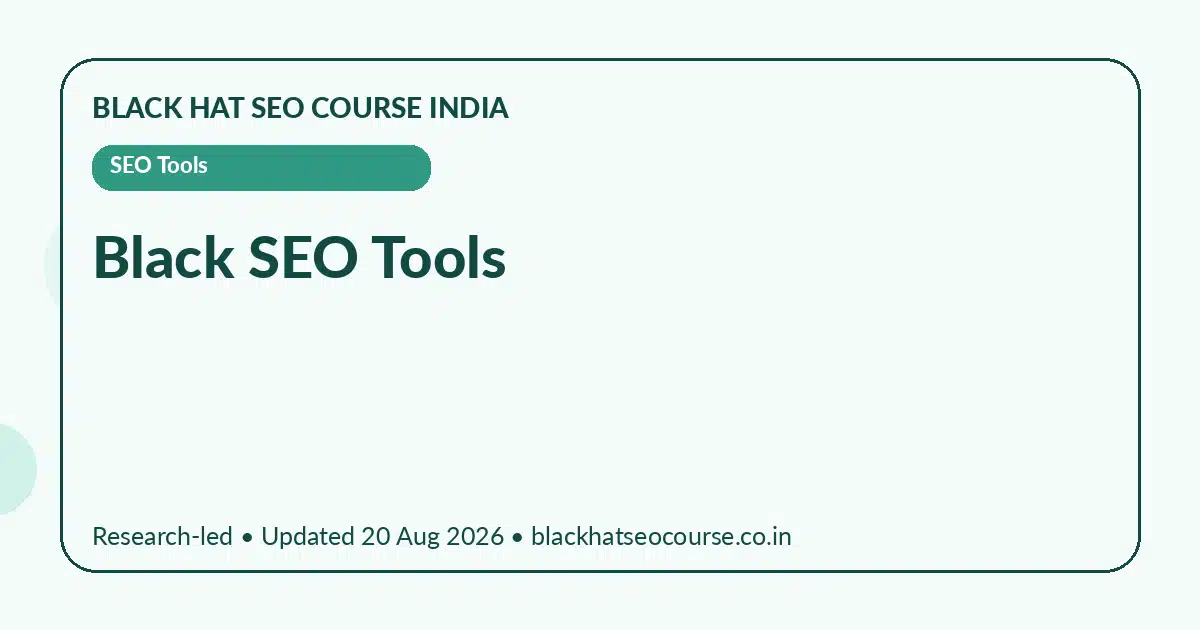 black seo tools black seo tools — SEO Tools visual guide
