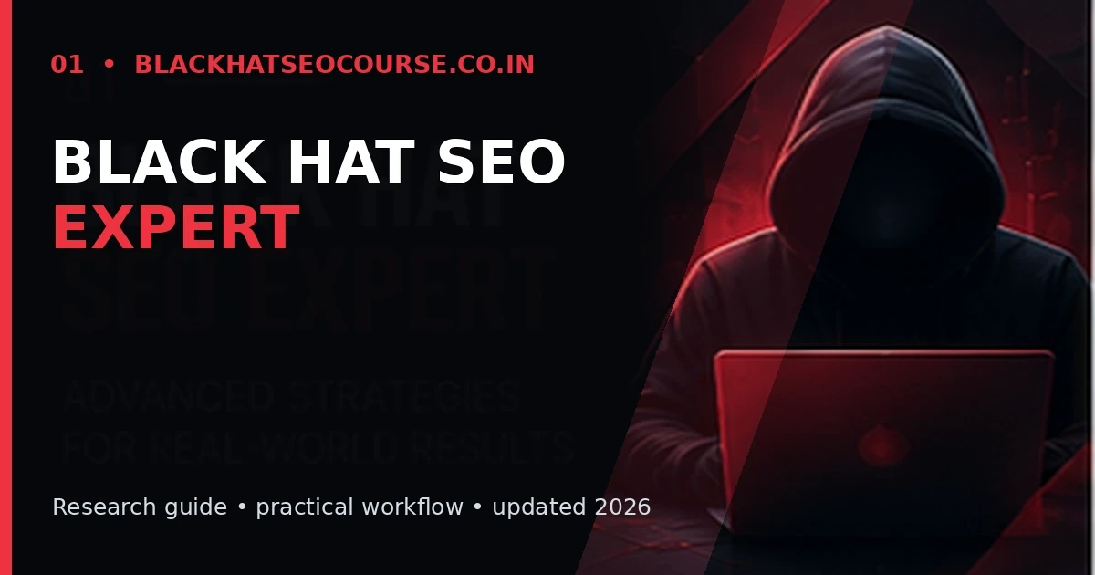 Black Hat SEO Expert Black Hat SEO Expert — Latest SEO Research visual guide