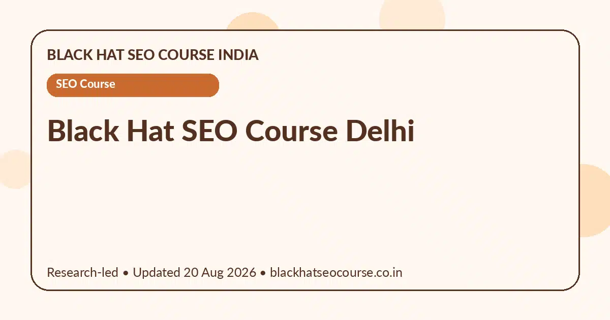 black hat seo course delhi black hat seo course delhi — SEO Course visual guide