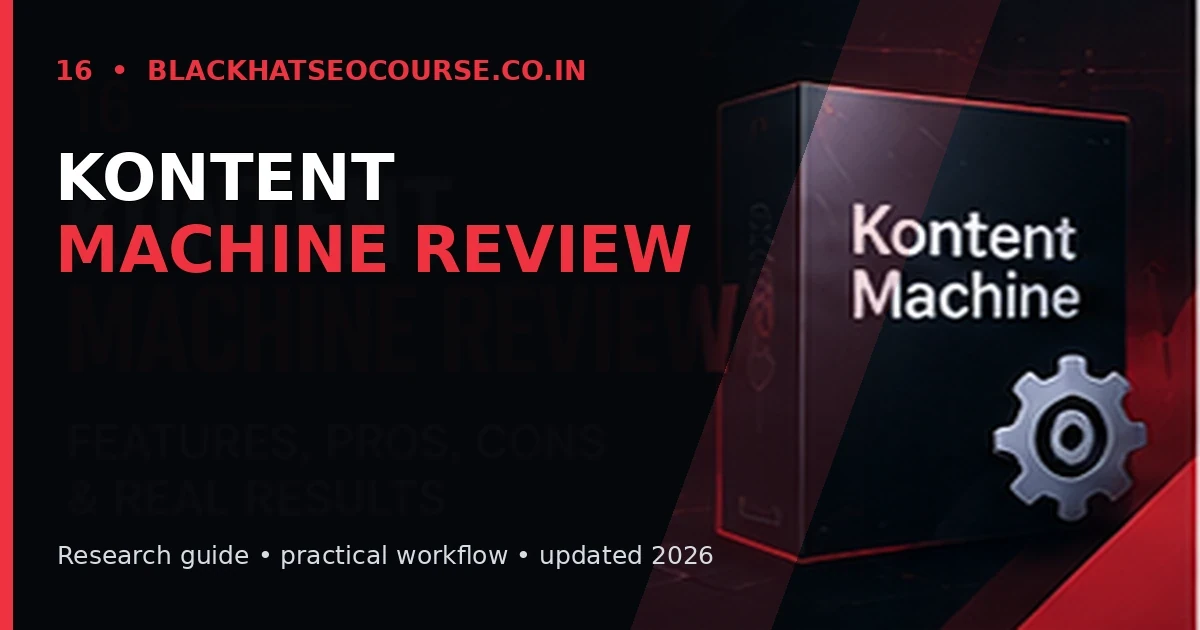 Kontent Machine Review — Latest SEO Research visual guide